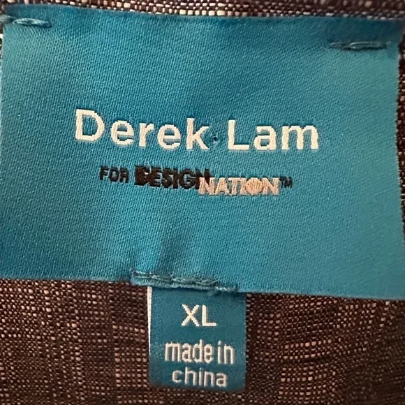 Derek Lam for Design Nation Chambray Cotton Hooded Jacket